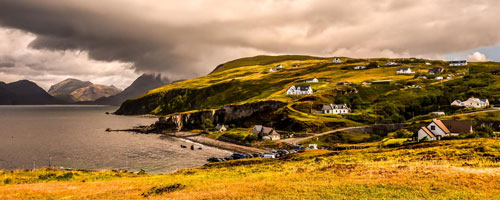 Well-composed landscape photograph