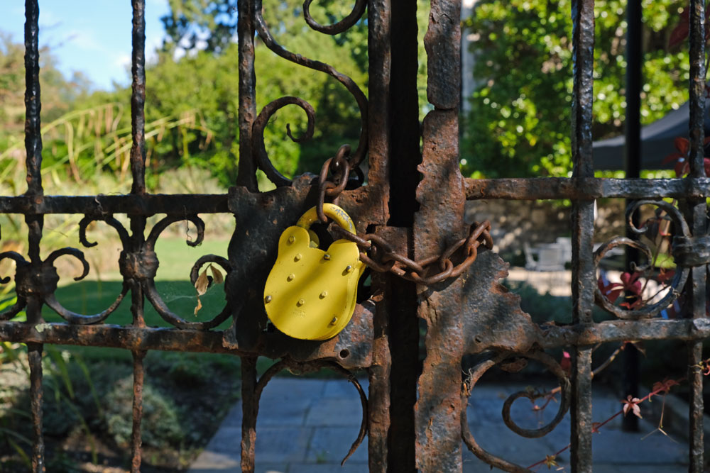 Hall Place & Gardens_Padlocked Gate